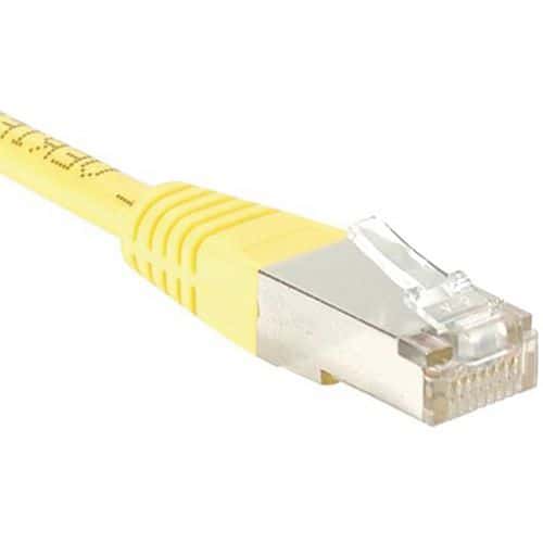 Netwerkkabel RJ45 CAT 5E F/UTP geel 1.5 m