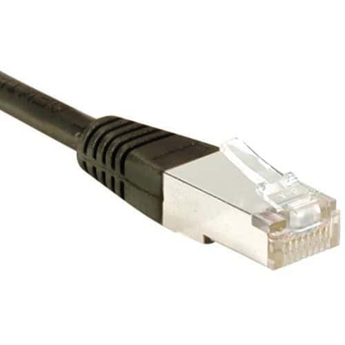 Netwerkkabel RJ45 CAT 5E F/UTP zwart 1.5 m