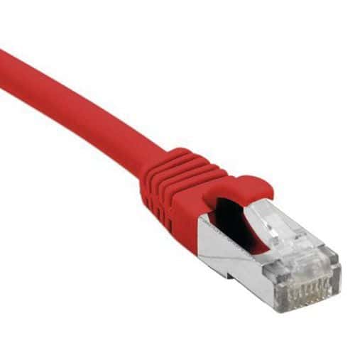 Netwerkkabel RJ45 CAT 5E F/UTP SNG rood 3 m