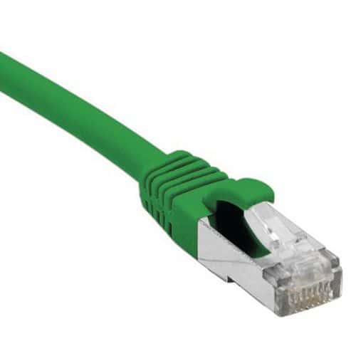 Netwerkkabel RJ45 CAT 5E F/UTP SNG groen 0.3 m