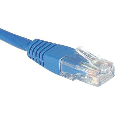 Netwerkkabel RJ45 CAT 5E U/UTP blauw 1.5 m