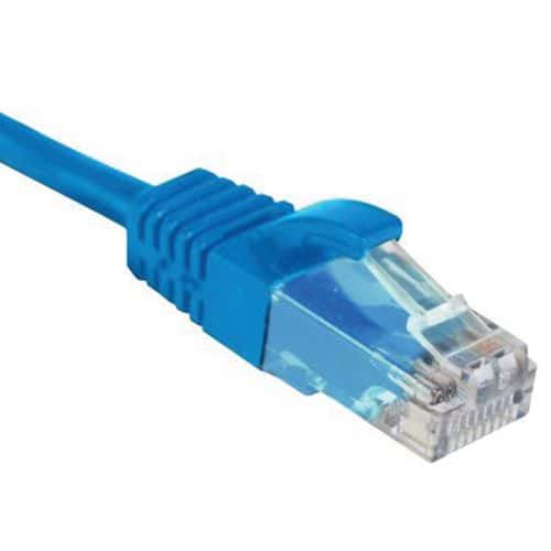 Netwerkkabel RJ45 CAT 5E U/UTP SNG blauw 10 m