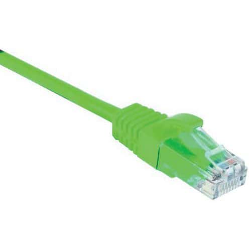 Netwerkkabel RJ45 CAT 5E U/UTP SNG groen 20 m