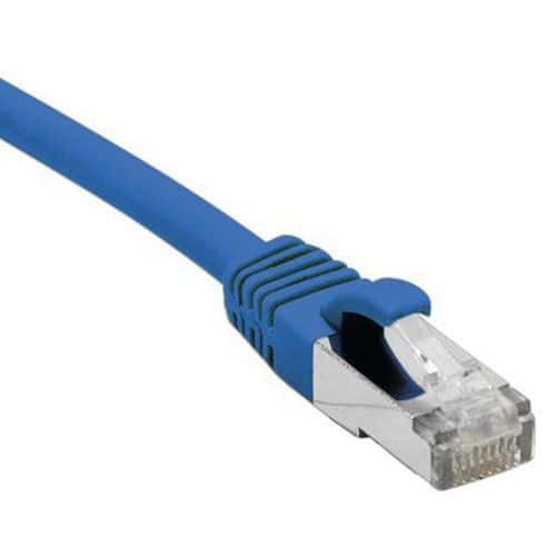 Netwerkkabel RJ45 CAT 6 F/UTP LSOH blauw 0.3 m