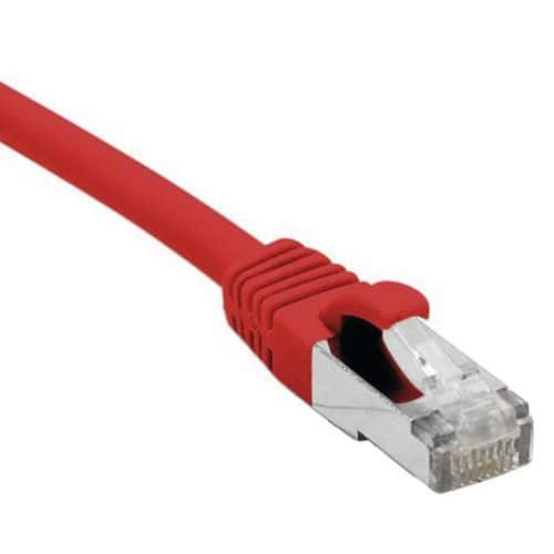 Netwerkkabel RJ45 CAT 6 F/UTP LSOH SNG rood 0.5 m