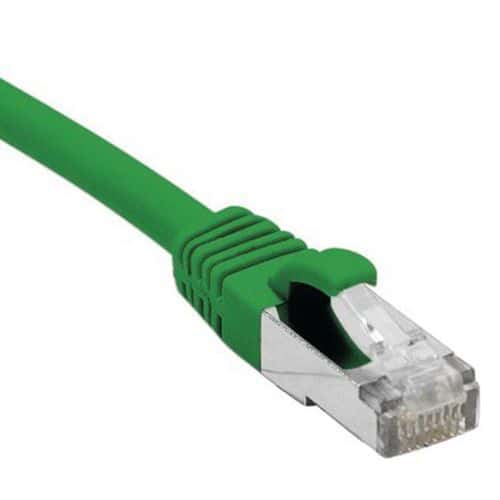 Netwerkkabel RJ45 CAT 6 F/UTP LSOH SNG groen 10 m