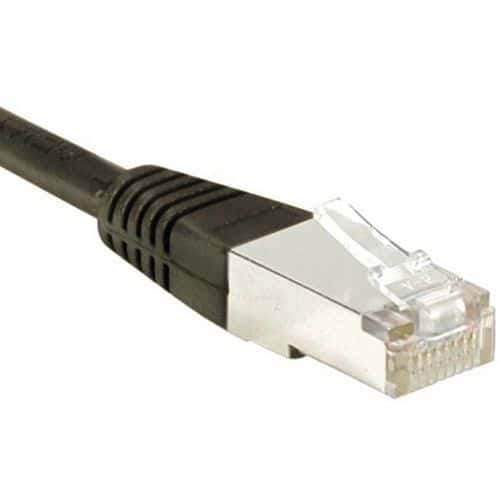 Netwerkkabel RJ45 CAT 6 F/UTP zwart 0.15 m