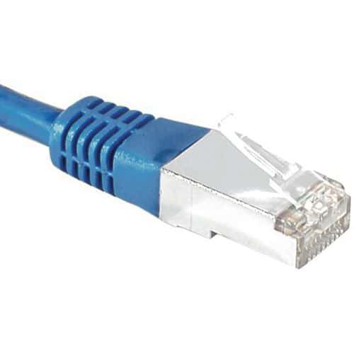 Netwerkkabel RJ45 CAT 6 S/FTP blauw 0.5 M