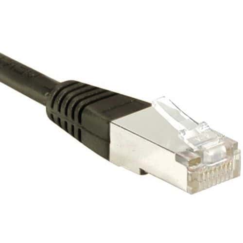 Netwerkkabel RJ45 CAT 6 S/FTP zwart 0.7 M