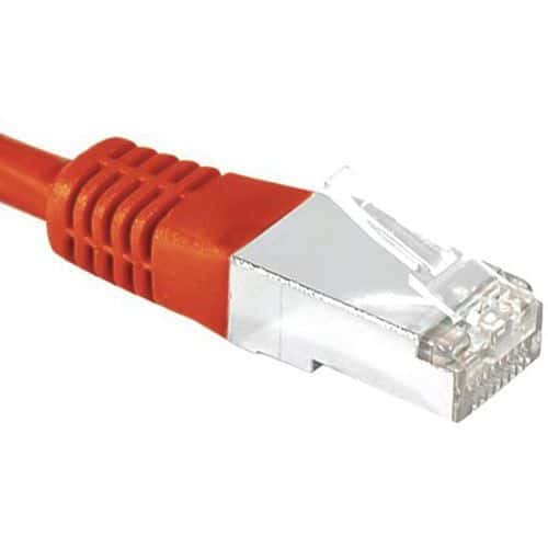 Netwerkkabel RJ45 CAT 6 S/FTP rood 0.5 M
