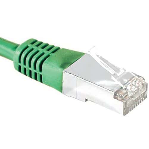 Netwerkkabel RJ45 CAT 6 S/FTP groen 0.15 M