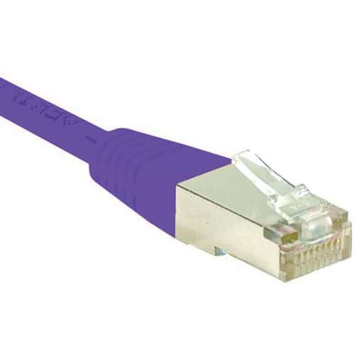 Netwerkkabel RJ45 CAT 6 S/FTP paars 0.15 M