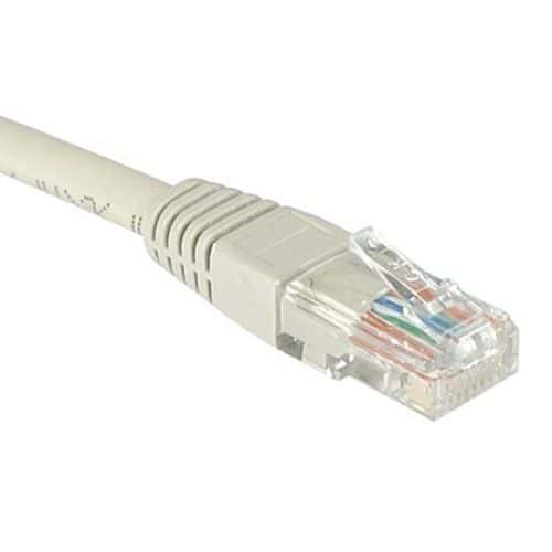 Netwerkkabel RJ45 CAT 6 U/UTP grijs 0.15 M