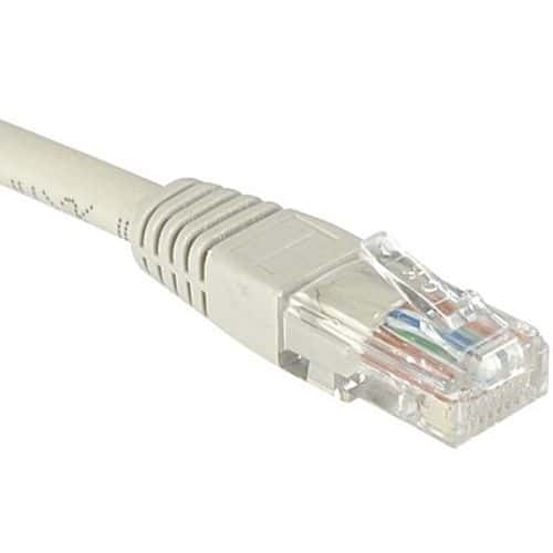 Netwerkkabel RJ45 CAT 6 U/UTP grijs 1.5 M