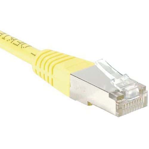 Netwerkkabel budget RJ45 CAT 5e F/UTP geel 10 m