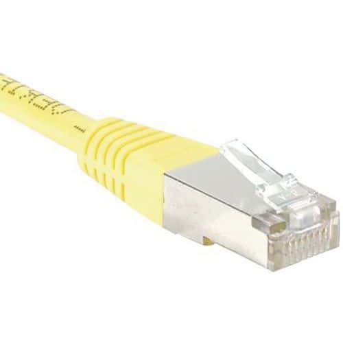 Netwerkkabel budget RJ45 CAT 5e F/UTP geel 3 m