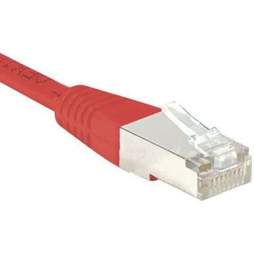 Netwerkkabel budget RJ45 CAT 5e F/UTP rood 1 m