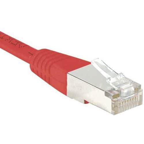 Netwerkkabel budget RJ45 CAT 5e F/UTP rood 3 m