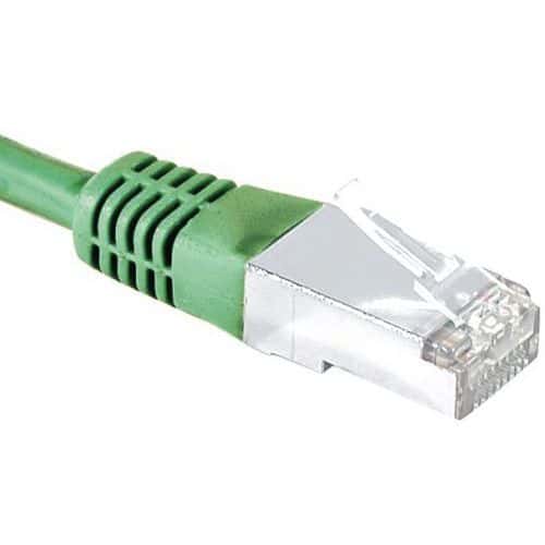 Netwerkkabel budget RJ45 CAT 5e F/UTP groen 1 m