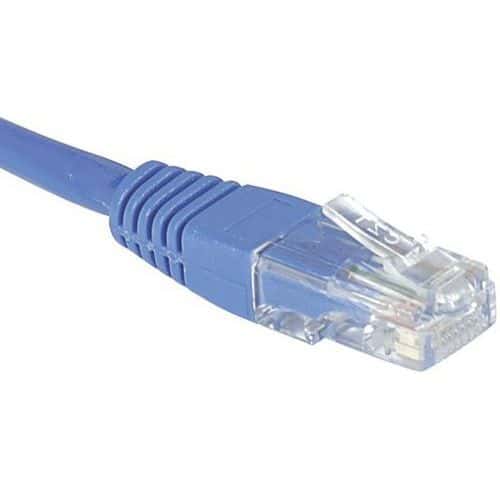 Netwerkkabel budget RJ45 CAT 5e U/UTP blauw 2 m