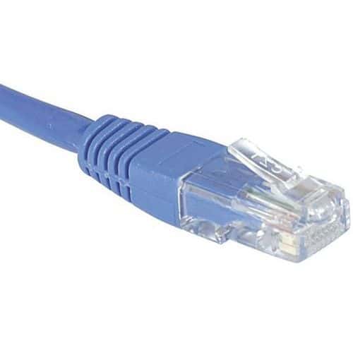 Netwerkkabel RJ45 - CAT 5e U/UTP blauw - 3 meter