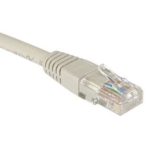 Netwerkkabel budget RJ45 CAT 5e U/UTP grijs 3 m