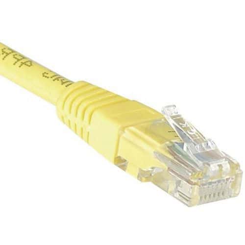 Netwerkkabel budget RJ45 CAT 5e U/UTP geel 3 m