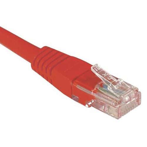 Netwerkkabel budget RJ45 CAT 5e U/UTP rood 20 m