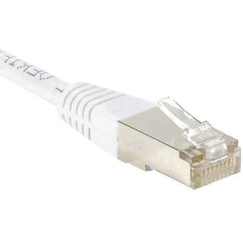 Netwerkkabel budget RJ45 CAT 6 F/UTP wit 15 m