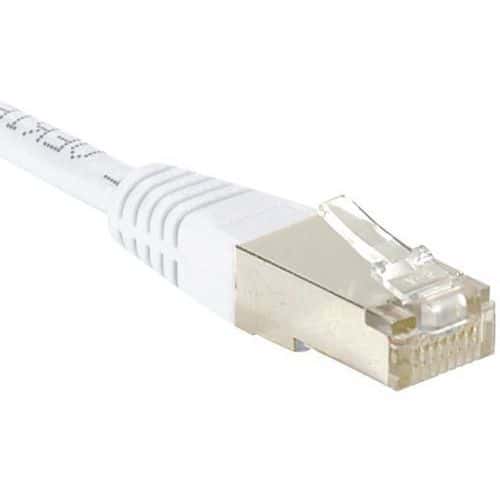 Netwerkkabel budget RJ45 CAT 6 F/UTP wit 2 m