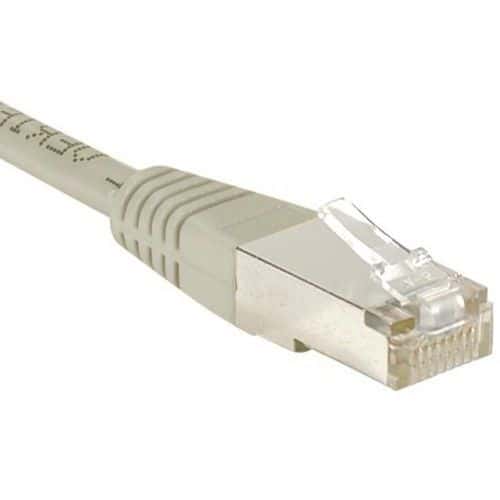 Netwerkkabel budget RJ45 CAT 6 F/UTP grijs 0.5 m