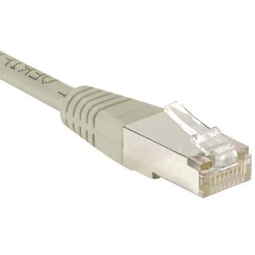 Netwerkkabel budget RJ45 CAT 6 F/UTP grijs 2 m