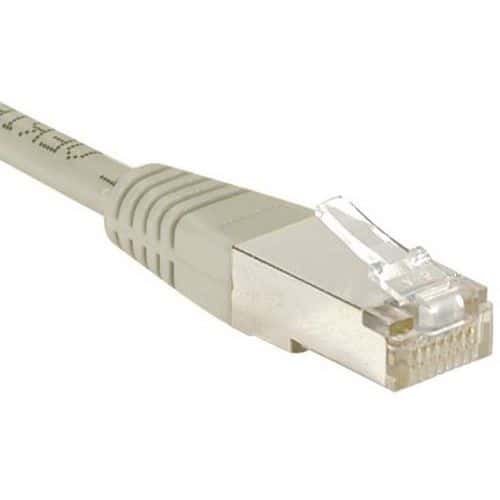 Netwerkkabel budget RJ45 CAT 6 F/UTP grijs 7 m