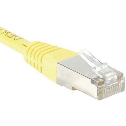 Netwerkkabel budget RJ45 CAT 6 F/UTP geel 15 m