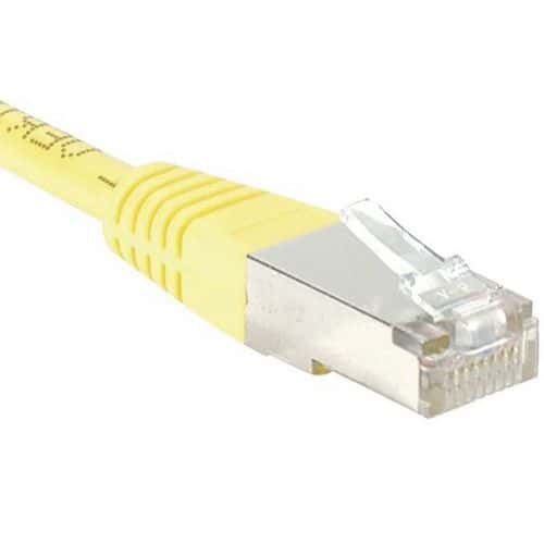 Netwerkkabel budget RJ45 CAT 6 F/UTP geel 30 m