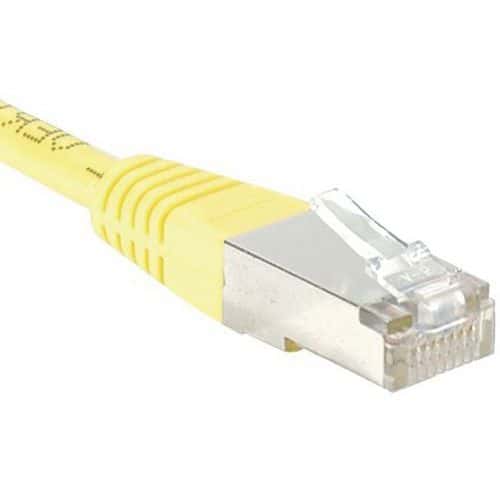 Netwerkkabel budget RJ45 CAT 6 F/UTP geel 50 m