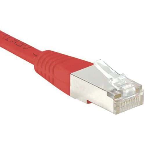 Netwerkkabel budget RJ45 CAT 6 F/UTP rood 30 m