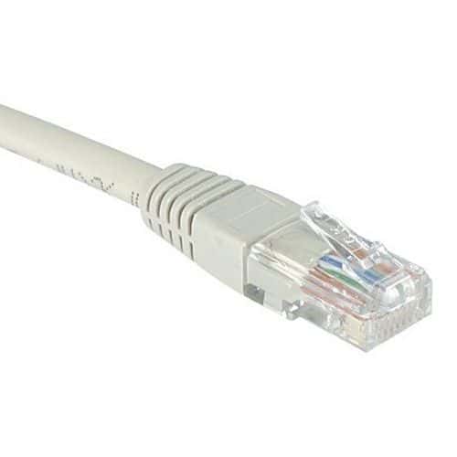 Netwerkkabel budget RJ45 CAT 6 U/UTP grijs 0.5 m