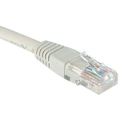 Netwerkkabel budget RJ45 CAT 6 U/UTP grijs 10 m