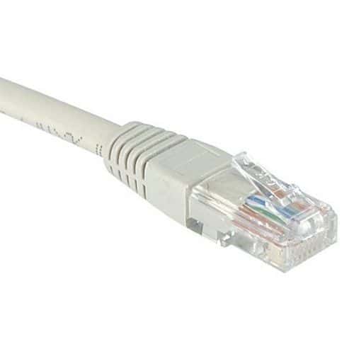 Netwerkkabel budget RJ45 CAT 6 U/UTP grijs 15 m