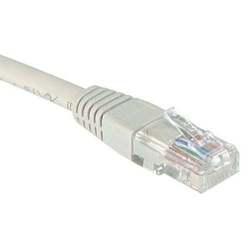 Netwerkkabel budget RJ45 CAT 6 U/UTP grijs 5 m