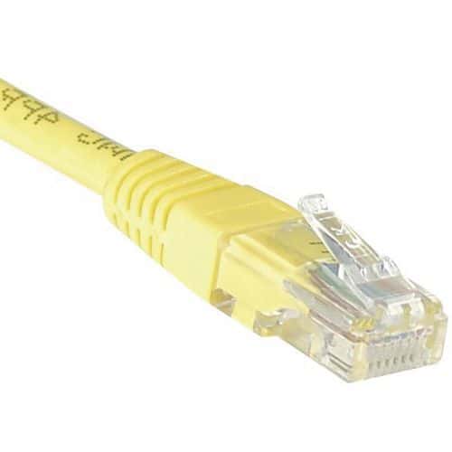 Netwerkkabel budget RJ45 CAT 6 U/UTP geel 1 m