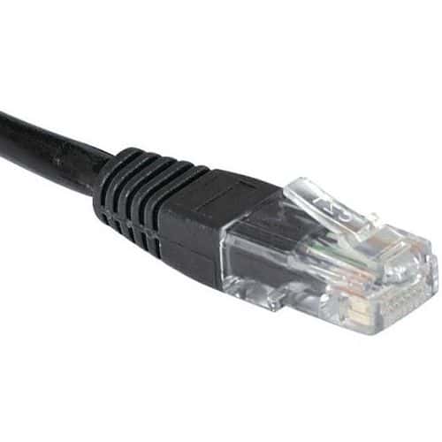 Netwerkkabel budget RJ45 CAT 6 U/UTP zwart 5 m