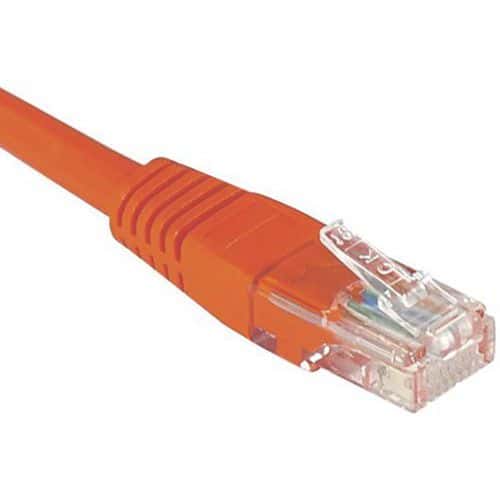 Netwerkkabel RJ45 CAT 6 U/UTP rood 7 M