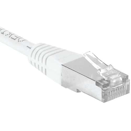 Netwerkkabel DEXLAN RJ45 CAT 6A F/UTP wit 15 M