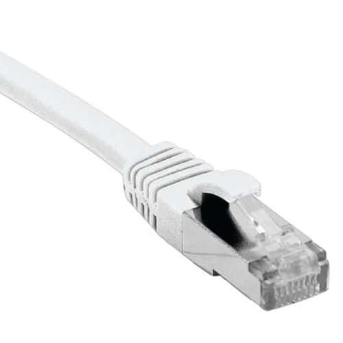 Netwerkkabel RJ45 CAT 6A F/UTP LSOH SNG wit 0.15 M