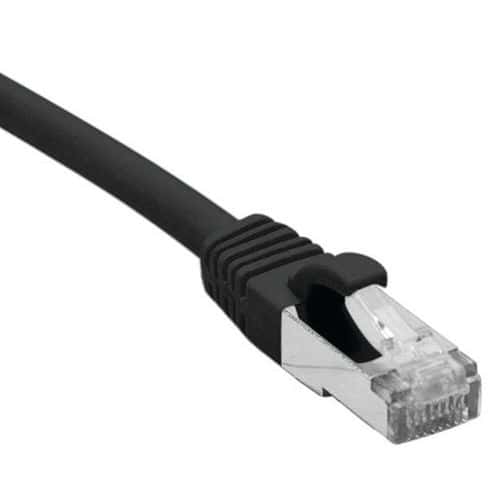 Netwerkkabel RJ45 CAT 6A F/UTP LSOH SNG zwart 0.15 M