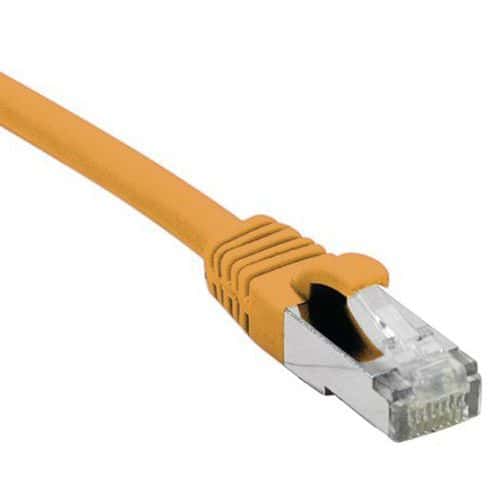 Netwerkkabel RJ45 CAT 6A F/UTP LSOH SNG oranje 0.15 M