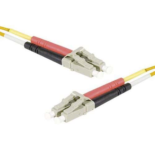 Draadbrug optisch Duplex 2 mm OM1 LC-UPC/LC-UPC oranje 3 m