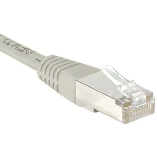 Netwerkkabel RJ45 CAT 5e F/UTP grijs 0.15 m